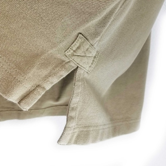 Duluth Trading Co Pocket Polo Shirt Size L Tan - Picture 4 of 7